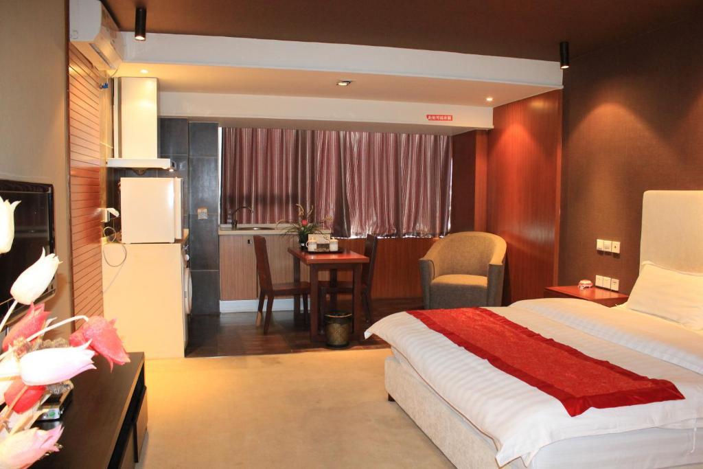Chengdu Comma Apartment Hotel - Xinian Branch الغرفة الصورة